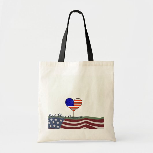 God Bless America Bag Tote Bag (Voorkant)