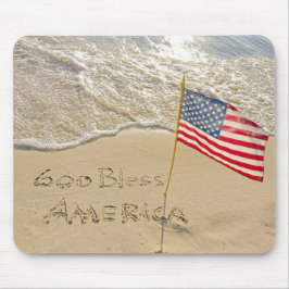 God Bless America Beach Muismat