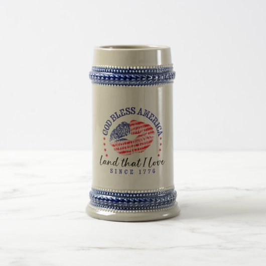 God Bless America - Beer Stein Bierpul (Center)