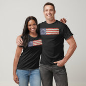 God Bless America Betsy Ross Flag 1776 T-shirt (Unisex)