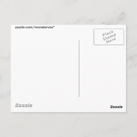 God Bless America Briefkaart (Achterkant)