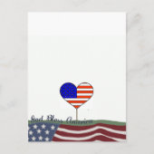 God Bless America Briefkaart (Voorkant)
