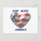 God Bless America Briefkaarten (Voorkant)