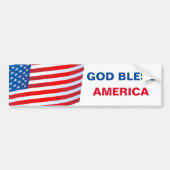 God Bless America bumper sticker (Voorkant)