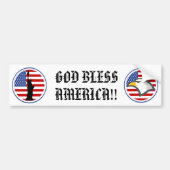 God Bless America Bumpersticker (Voorkant)