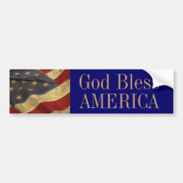 God Bless America Bumpersticker