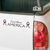 God Bless America Bumpersticker (Op Truck)