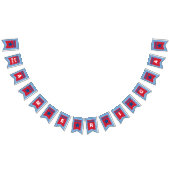 God Bless America Bunting Banner (Alle)