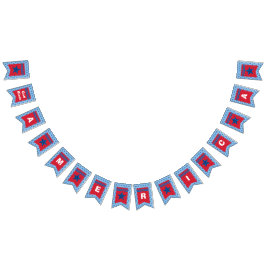 God Bless America Bunting Banner