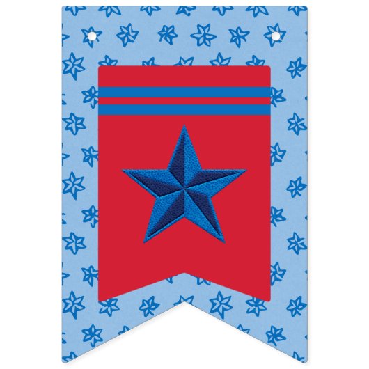 God Bless America Bunting Banner (Eerste vlag)