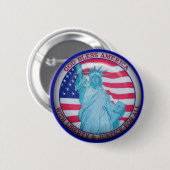 God Bless America Button (Voorkant /achterkant)