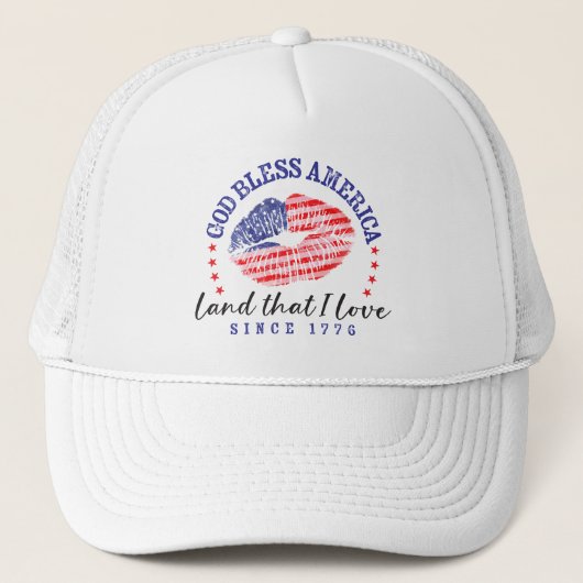 God Bless America - Cap Trucker Pet (Voorkant)