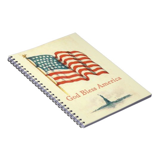 God Bless America Christelijk Notitieboek (Rechterzijde)