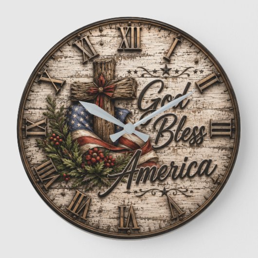 God Bless America Christian Grote Klok (Voorkant)