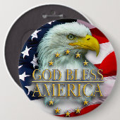 God Bless America/Colossal, 6-inch Button (Voorkant /achterkant)