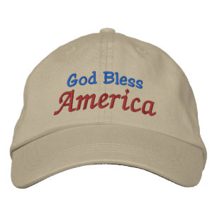 God Bless America door SRF Geborduurde Pet