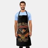 God Bless America Eagle 250 Jaar 1776 2026 Schort (Gedragen)