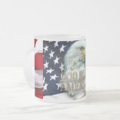 GOD BLESS AMERICA ELLE MATGLAS KOFFIEMOK (Voorkant links)