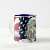 GOD BLESS AMERICA ELLE TWEEKLEURIGE KOFFIEMOK (Voorkant links)