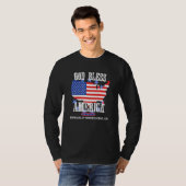 God Bless America Especially Bodega Bay CA US Stat T-shirt (Voorkant volledig)