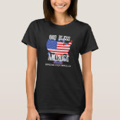 God Bless America Especially Fort Bragg CA US Stat T-shirt (Voorkant)