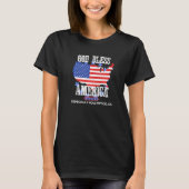 God Bless America Especially Hollywood CA US State T-shirt (Voorkant)