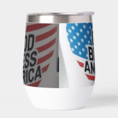 God Bless America geïsoleerde tumbler (Links)