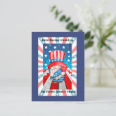 God Bless America Home Sweet Home Briefkaart (Staand voorkant)