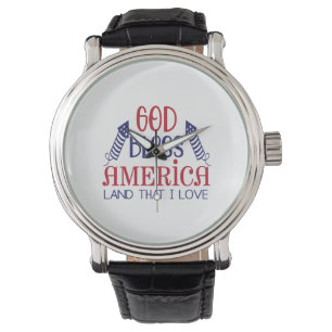 GOD BLESS AMERICA HORLOGE