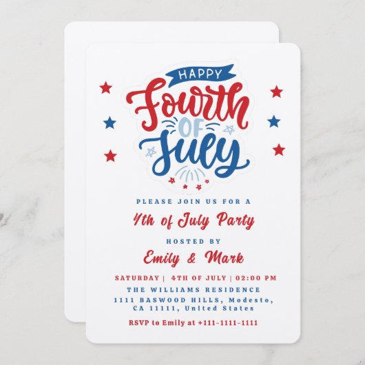 GOD BLESS AMERICA KAART (Voorkant / Achterkant)