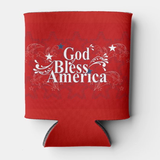 God Bless America Koelbox Blikjeskoeler (Voorkant)