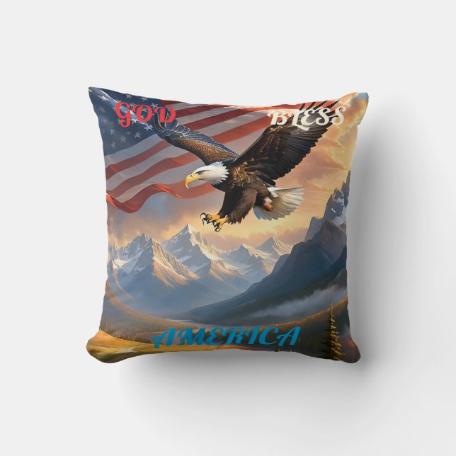 GOD BLESS AMERICA KUSSEN (Voorkant)