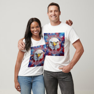 God Bless America Land Dat Ik Houd Van Rode Adelaa T-shirt