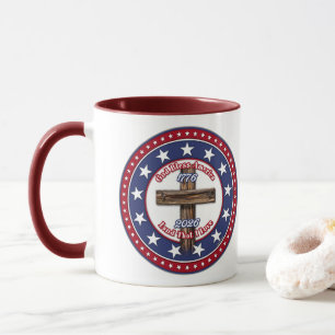 God Bless America Land dat ik liefheb Ruw Kruis Mok