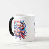 God Bless America Magische Mok (Voorkant links)