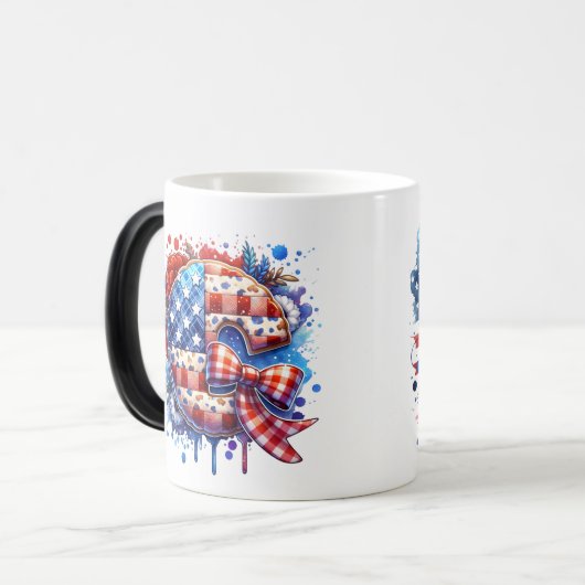 God Bless America Magische Mok (Voorkant links)