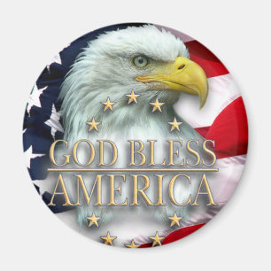 GOD BLESS AMERICA MAGNEET