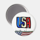 God Bless America Magnet (Voorkant / Achterkant)