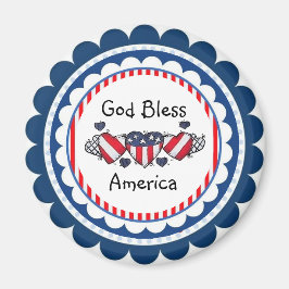 God Bless America Magnet