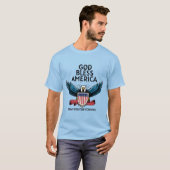 God Bless America Mannen T-Shirt (Voorkant volledig)