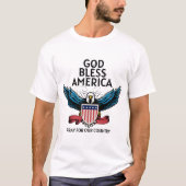 God Bless America Mannen T-shirt (Voorkant)