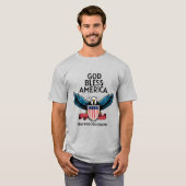 God Bless America Mannen T-Shirt (Voorkant volledig)