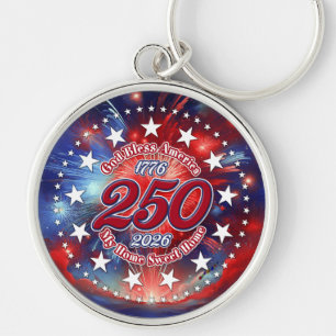 God Bless America Mijn Thuis Zoete Thuis Grafisch Sleutelhanger