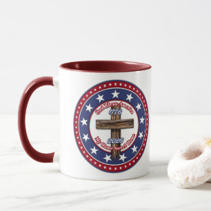 God Bless America Mijn Thuis Zoete Thuis Ruw Kruis Mok