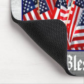 God Bless America Mousepad Muismat (Hoek)