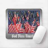 God Bless America Mousepad Muismat (Met muis)
