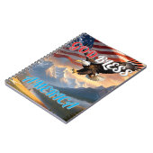 GOD BLESS AMERICA NOTITIEBOEK (Linkerzijde)