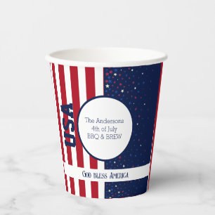 God Bless America Onafhankelijkheid 4 juli Party Papieren Bekers