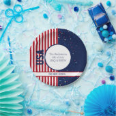 God Bless America Onafhankelijkheid 4 juli Party Papieren Bordje (Feest)