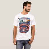 God Bless America Onafhankelijkheidsdag T-shirt (Voorkant volledig)